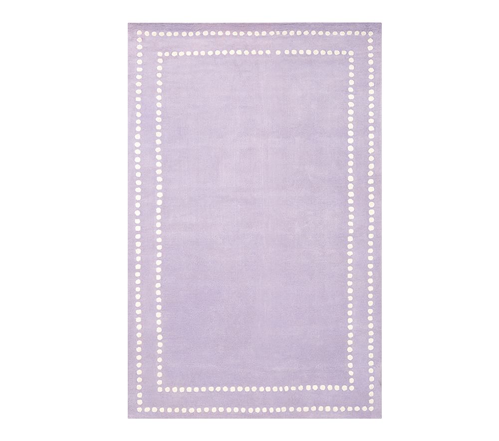 Pearl Dot Border Rug